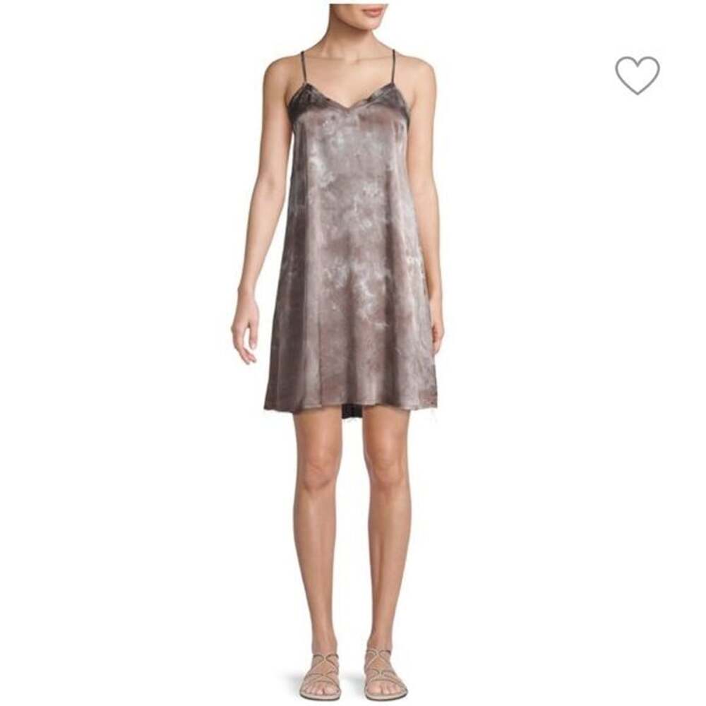 ATM Anthony Thomas Melillo Tie-Dye Silk Slip Dress